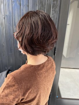 アオトソラ ボブパーマ