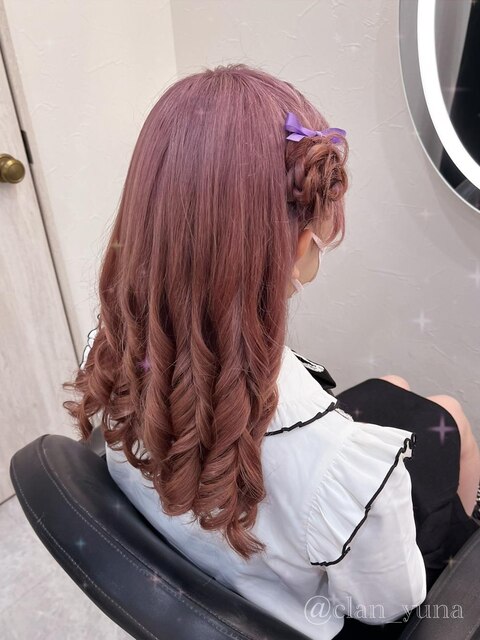 ひつじヘア【クランソア】心斎橋ヘアメ/ヘアセット