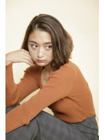 ルルディ バイ アフロディーテ銀座(luludi by APHRODITE) アンブレラカラー/こなれミディ/ウェーブパーマ/前髪/銀座