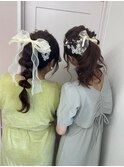 お呼ばれアレンジ♪
