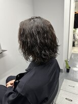 シラス(SiLasu)&nbsp;波巻きメンズボブ