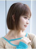 前髪あり大人小顔ショート 30代40代50代【AIN.表参道】川原