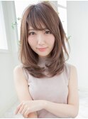 【髪質改善効果】縮毛矯正+白髪染め・30代40代50代セミロング