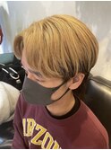 メンズウルフ 逆インナーカラー