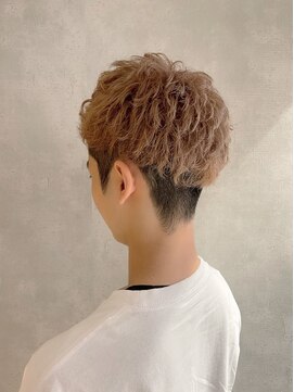 アイディール 本町本店(:ideal) 20代30代40代☆くせ毛を活かしたメンズカット！ライトベージュ