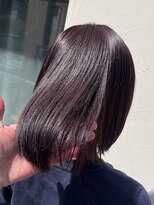 ラビスモア(Lovis moa)&nbsp;切りっぱなしボブ/エアリーロング/ピンクブラウン/美髪のススメ