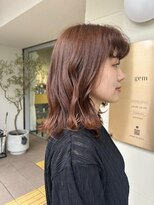 ジェムバイアルテフィーチェ(gem by artefice)&nbsp;オレンジベージュカラー