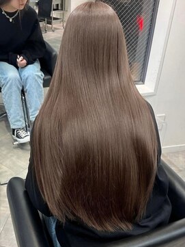 ペレ 梅田(PELE) 前髪/アンブレラカラー/こなれミディ/イメチェン/ウェーブパーマ