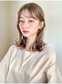 切りっぱなしボブ美髪ケアカラー小顔カット似合わせカット
