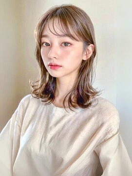 グリッター 仙台中央店(GRITTERs) 切りっぱなしボブ美髪ケアカラー小顔カット似合わせカット