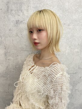 リミットバイアフィナー 大宮店(limit by Afinar) レイヤーボブ/ハイトーン/ブリーチ/ブロンド