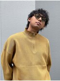 波巻きウルフ/波打ちパーマ/ニュアンスデザイン