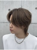 神戸スーツ束感シークレットパーマ流行