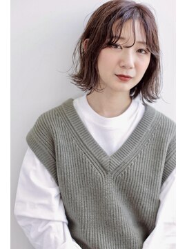 ジュノ イオンタウン姶良店(Juno) ボブ×動きのあるウェット感