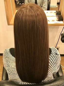 マシロ(masiro)の写真/《鍛冶屋町の好立地♪》本質からの髪質改善！艶感×ハリコシのあるストレートならmasiroへ◇[メテオ導入]