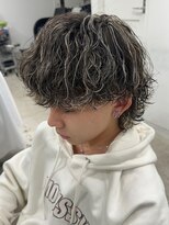 フィフス 名駅(fifth)&nbsp;マッシュウルフ×波巻きスパイラルパーマスタイル