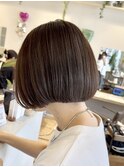くびれヘア/ボブ/30代/40代/50代/ハイライトカラー/守谷/白髪
