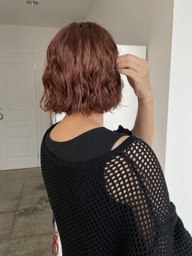 エイチ(811) マッシュショートハイライトハンサムショートヘアカラーパーマ