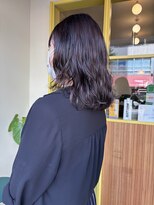 ヒントステーション(HINTSTATION)&nbsp;〈浅草 半個室〉ニュアンスパーマ/ラベンダーブラウン