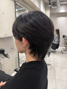 サイン メンズ 渋谷(SIGN men's) フェザーパーマダウンパーマニュアンスパーマセンターパート