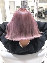 レイズ 国分寺店(RAYS)&nbsp;ラベンダーピンク・ハイトーン・切りっぱなしボブ[国分寺]