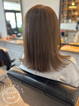 バズヘアガーデン(Bazz hair garden) 透明感カーキグレージュ