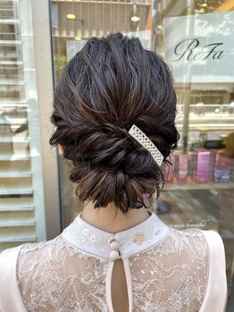 アコテアット ヘア(acote @)の写真/特別な日のためのカチモリヘアセット！渋谷韓国風顔周りであなたを輝かせます♪