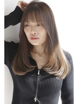 メルカ 天王寺(melca.) レイヤーカット/顔まわりカット/韓国ヘア/ロングレイヤー