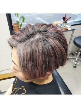 ゼットサロン(Z SALON) 白髪染め/白髪染めを使わない白髪染め/ハイライト/円山/ボブ