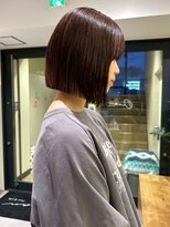 オーシャン(Ocean)&nbsp;チェリーブラウン 髪質改善トリートメント 前髪カット 艶髪 20代