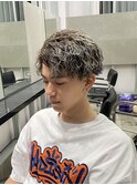 【梅田】ブラウンカラー+メッシュツイストスパイラルパーマ
