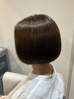 アフロディーテ(hair make aphrodite) ボブ×明るい白髪染め×白髪ぼかし