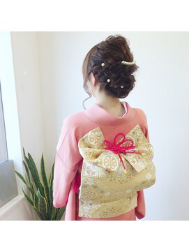 ルヴェール(Le Vert) ゆるふわヘアセット&訪問着のお着付け