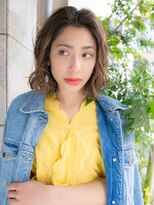 ルティア(Lutia)&nbsp;ふわミディ 似合わせカット センターパート