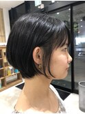大人可愛いグラデーションショートスタイル