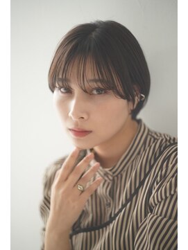 ソワン ドゥ ブレス 立花店(soin de brace) ハンサムひし形ショートボブ/小顔