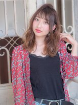 オーブ ヘアー ライブス 仙川店(AUBE HAIR RIVES)&nbsp;透明感あるカラーのゆるウェーブ