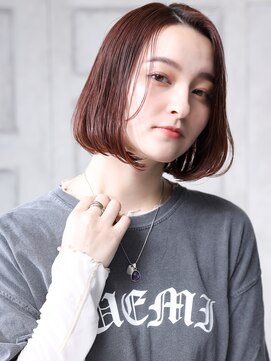 クラッチ ユニ(CLUTCH uni) 大人可愛い20代30代40代小顔 チェリーブラウン E4