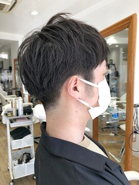 ヘッズ 本八幡店(HEADS) MEN'S HAIR  センターパート　ツイストスパイラル　韓国マッシュ