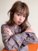 トップヘアーラウンジ 知立(TOP HAIR Lounge) 外ハネが可愛い!ミディアムレイヤースタイル