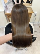 ランドバイハバナ 浅草(LAND by HAVANA)&nbsp;グレージュカラー/ツヤ髪ロングヘア　　stylist   松風　コウ