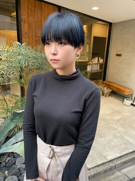 オムズ(OM's) ネイビーショート（お客様スタイル）