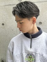 緩めツイスパ　七三パート　カジュアルビジネス