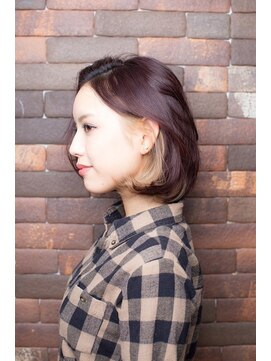 アリシアヘアー(ARISHIA hair) 【ARISHIA hair 那珂】大人可愛い インナーカラー ボブ ♪