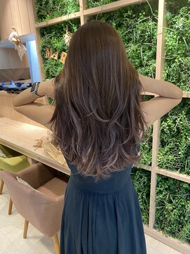 ジールサロン 阿見店(ZEAL SALON) 一番人気ロングレイヤーカット