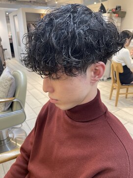テトラ バイ ネオリーブ 横浜西口店(tetra by neolive) 横浜★メンズパーマ波巻きスパイラル