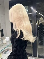 ソル ジングウマエ(SOL JINGUMAE) インナーカラーミルクティーベージュシルバーイヤリングカラー