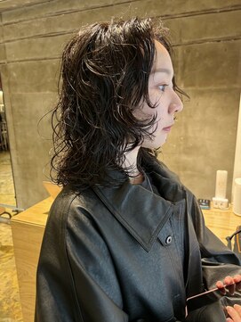 ハマモト ラフなパーマスタイル