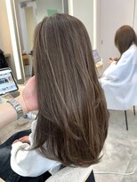 ウェイズトウキョウ 新宿店(Ways TOKYO)&nbsp;ハイライトベージュ　レイヤーカット　ロングヘア　韓国