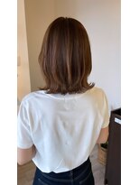 リュンヌ 門前仲町(lune)&nbsp;ボブレイヤーハイライトベージュカラーショートレイヤーロブ